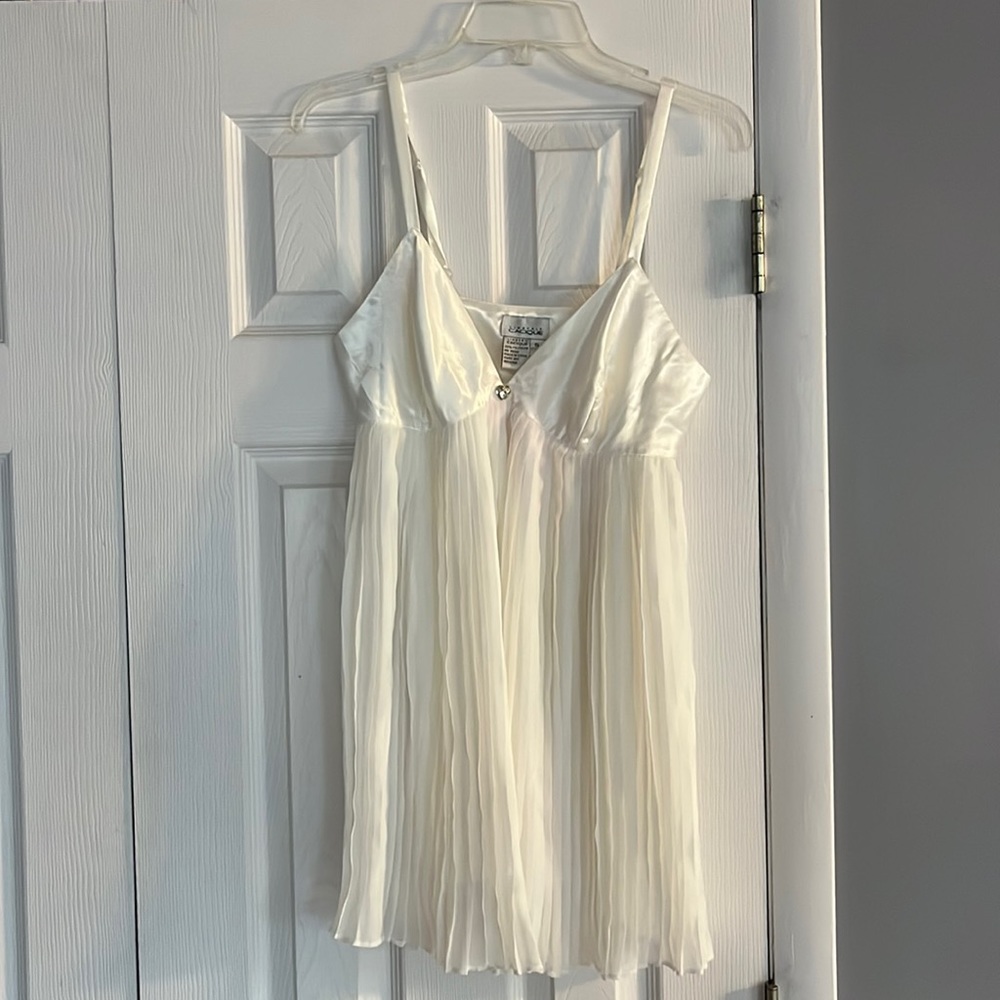 Lingerie Cacique white babydoll nightie size S